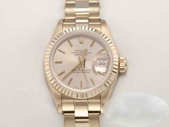  Rolex Lady-Datejust 26mm Gelbgold 750 Automatik Gold Damen Damenuhr 