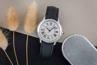 Thumbnail von Cartier Ronde de Cartier Stahl Quarz Damenuhr Ref. WSRN0030 Box & Papiere 2022