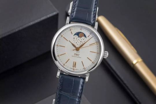  IWC Portofino Automatic Moon Phase 37 Diamonds Ref. IW459011 Papiere 2019 