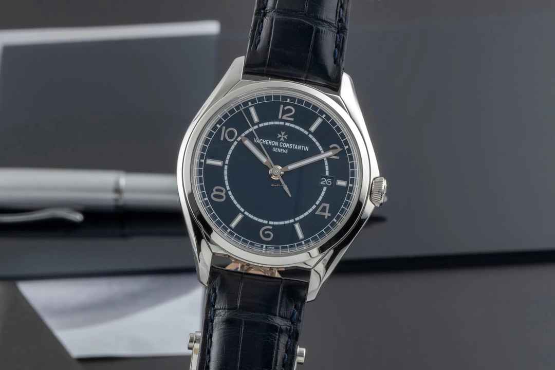  Vacheron Constantin Fiftysix Stahl Automatik Herrenuhr Ref 4600E/000A-B487 B&P 