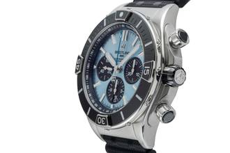 Thumbnail von Breitling Chronomat 44 B01 Ice Blue Stahl / Platin Ref. PB0136251C1S1 B&P 2024