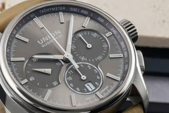 Thumbnail von Union Glashütte Belisar Chronograph Titan Ref. D002.427.46.081.00 B&P 2013