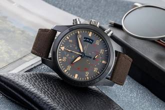 Thumbnail von IWC Fliegeruhr Chronograph Top Gun Miramar Pilot Fliegeruhr Chronograph Top Gun Miramar Keramik Ref. IW388002 B&P 2019