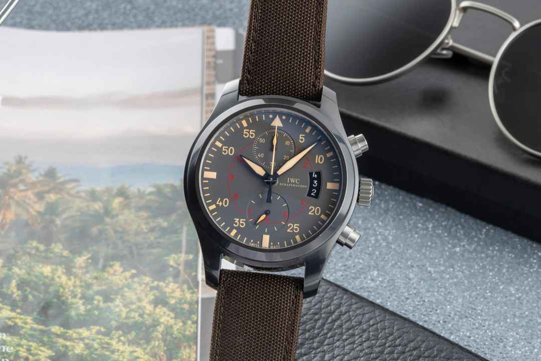  IWC Fliegeruhr Chronograph Top Gun Miramar Pilot Fliegeruhr Chronograph Top Gun Miramar Keramik Ref. IW388002 B&P 2019 