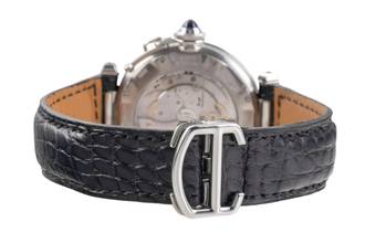 Thumbnail von Cartier Pasha GMT Power Reserve Automatik Stahl Herrenuhr Ref. W3103755