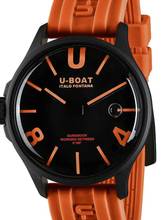 Thumbnail von U-Boat 9538 Darkmoon Orange IPB Herrenuhr 44mm 5ATM