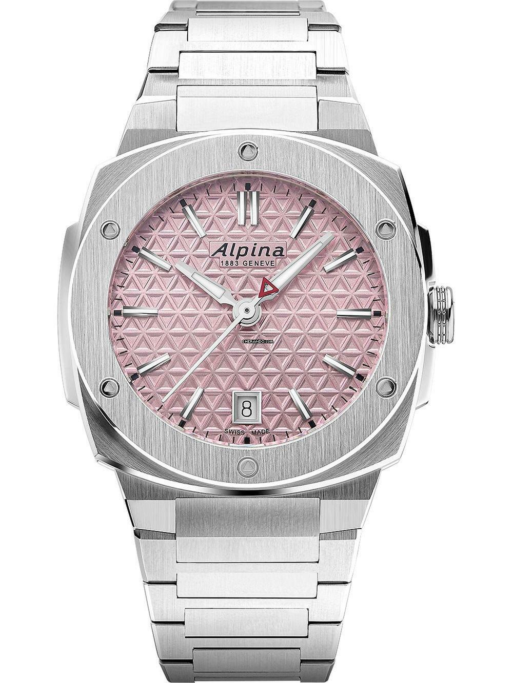  Alpina AL-220PI2AE6B Damenuhr Extreme Quarz 34mm 10ATM 