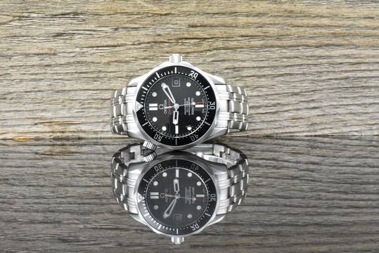  Omega Seamaster Diver 300 M Co Axial 36MM Mid Size Black Dial - Full Set 