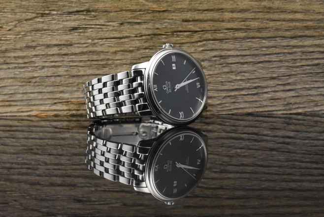  Omega De Ville Prestige Co Axial Blue 39,5MM Automatic - Full Set 2017 