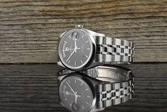 Thumbnail von Tudor Prince Date Day 76200 Black Dial Automatik Box & Papiere 2010