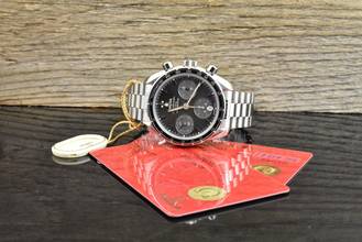 Thumbnail von Omega Speedmaster Date 38 Co-axial Chronograph Gray Dial Full Set 2018