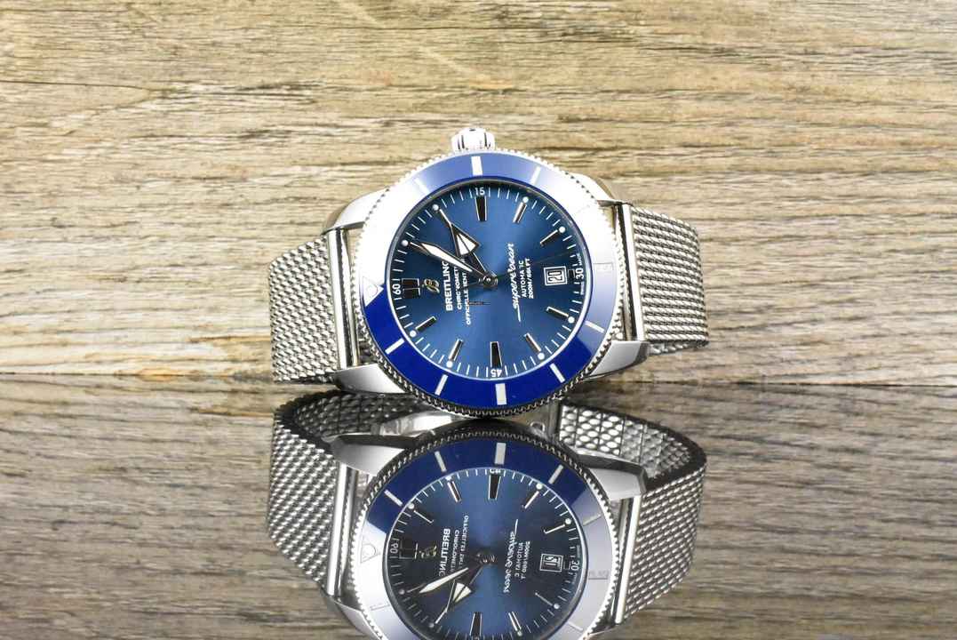  Breitling Superocean Heritage II 46 Blue Ceramic Automatik - Full Set 2018 