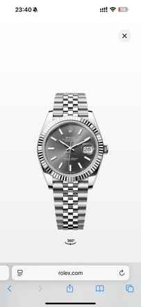  Rolex Datejust 41 Jubilee - Rhodium - like New - Fullset - 07/2023 