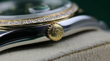 Thumbnail von Rolex Datejust 36 Steel Gold Factory RBR - Black Diamond - like New - Fullset