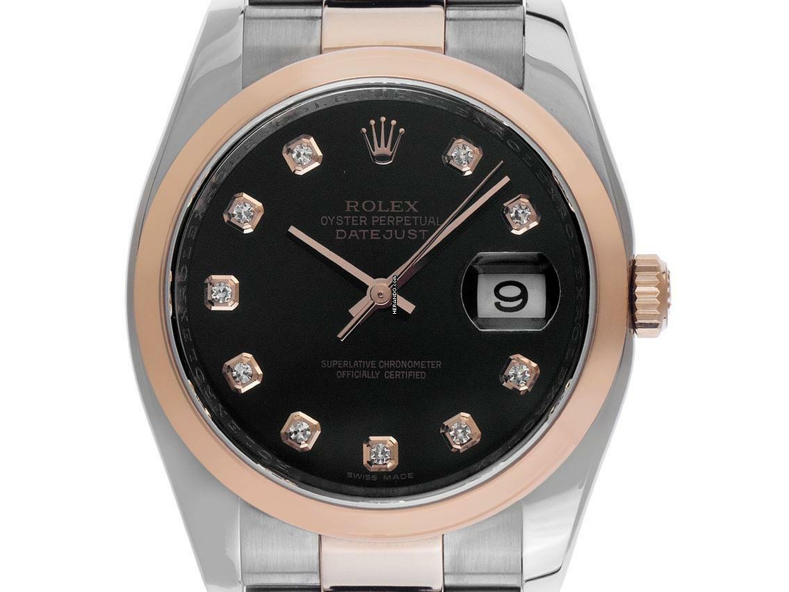 Rolex Datejust 36 Ref.116201 2008 Full Set wie Neu Vintage