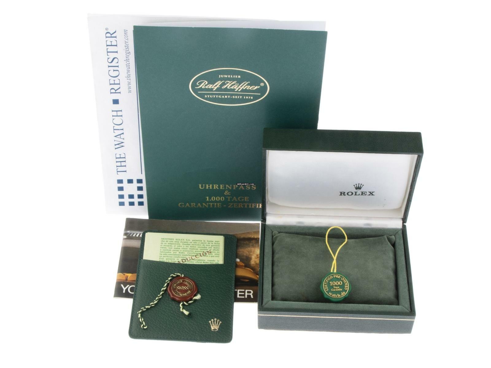 Rolex Oysterdate Precision open 6/9 Ref.6694 1969 Box&Beschreibung sehr gut Vintage