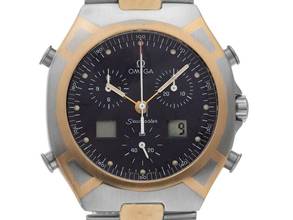 Thumbnail von Omega Seamaster Polaris Chronograph Ref.386.1231 1986 Box&Beschreibung sehr gut Vintage