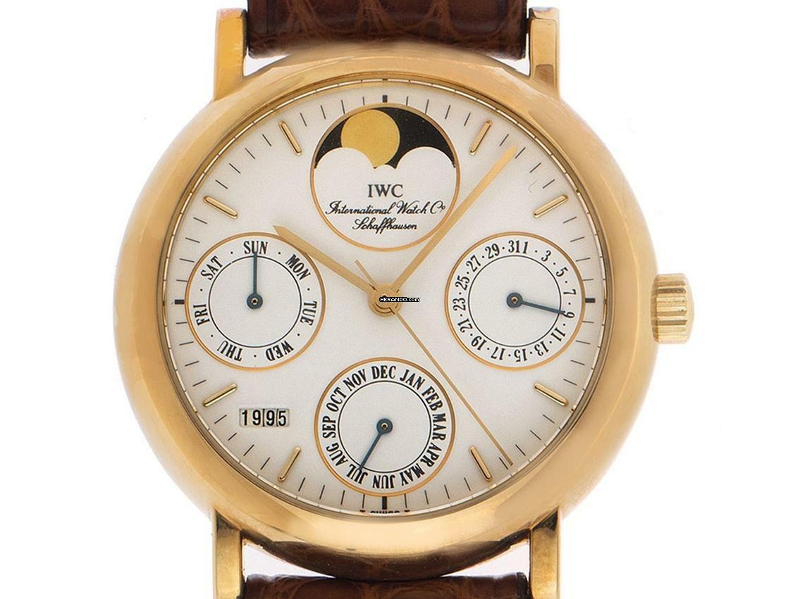 IWC Portofino Perpetual Calender Ref.IW3541 1993 Full Set sehr gut Vintage