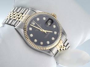 Thumbnail von Rolex Datejust 36 36mm 16233 1995 Stahl Gelbgold 750 Diamanten Automatik