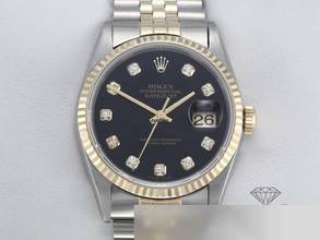 Thumbnail von Rolex Datejust 36 36mm 16233 1995 Stahl Gelbgold 750 Diamanten Automatik