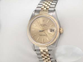 Thumbnail von Rolex Oyster Perpetual Date Ungetragen Rolex Date 34 Mm 15223 1996 Stahl Gelbgold 750 Automatik Medium Stainless Steel 18kt Yellow Gold Jubilé-band Chronometer Oyster