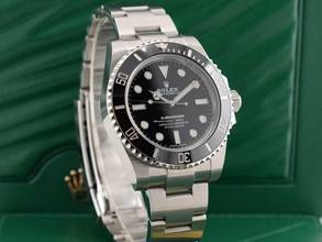 Thumbnail von Rolex Submariner (No Date) 114060 Like New 2016 Full Set. Ita