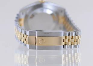 Thumbnail von Rolex Datejust 41 Stahl Gold Jubilé Wimbledon Dial 126333 Fluted Bezel B+P