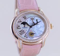 Thumbnail von Audemars Piguet Millenary Ladies 18K Millenary Starlit Sky Ladies Roségold MOP Dial Moon Diamonds B+P