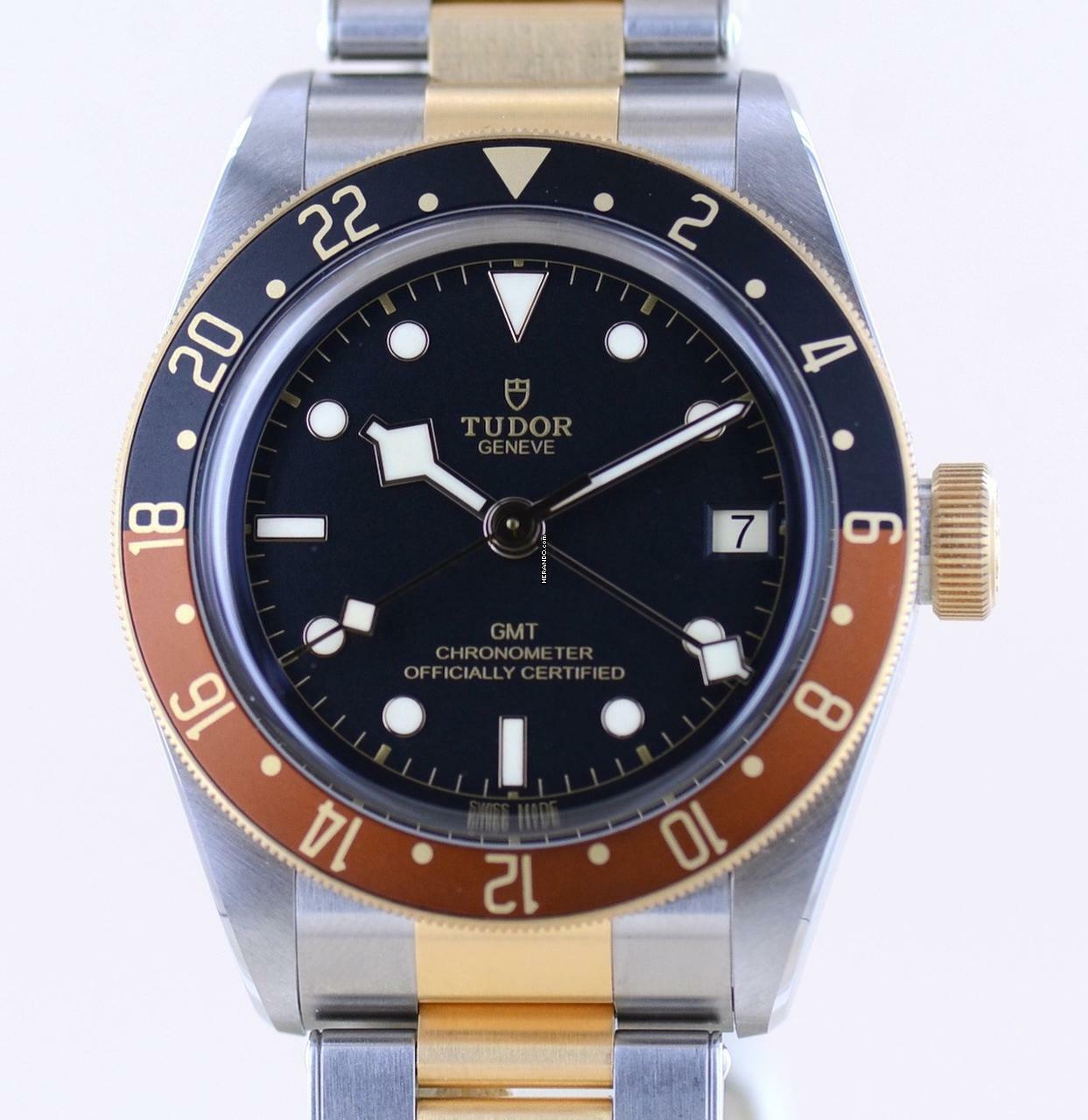  Tudor Black Bay GMT Stahl Gold black Root Beer ungetragen 2025 B+P Top 