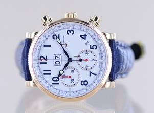 Thumbnail von Ulysse Nardin Marine Chronograph Annual Calendar 18K Gold White Dial Big Date rar