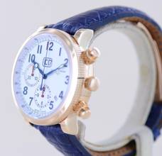 Thumbnail von Ulysse Nardin Marine Chronograph Annual Calendar 18K Gold White Dial Big Date rar