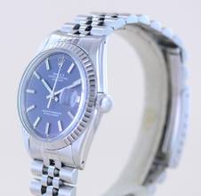 Thumbnail von Rolex Datejust 36 1603 blue dial Jubilé Plexiglas Automatik 1981 blau 36mm