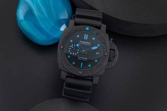 Thumbnail von Panerai Submersible Carbotech Automatik Herrenuhr Ref PAM00960 B&P