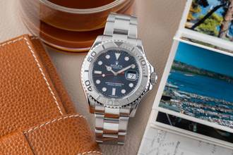 Thumbnail von Rolex Yacht-Master 40 Oyster Stahl / Platin Automatik Ref. 116622 B&P LC100