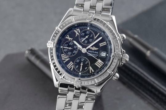  Breitling Crosswind Chronograph Stahl Automatik Ref. A13355 Box & Papiere 2000 
