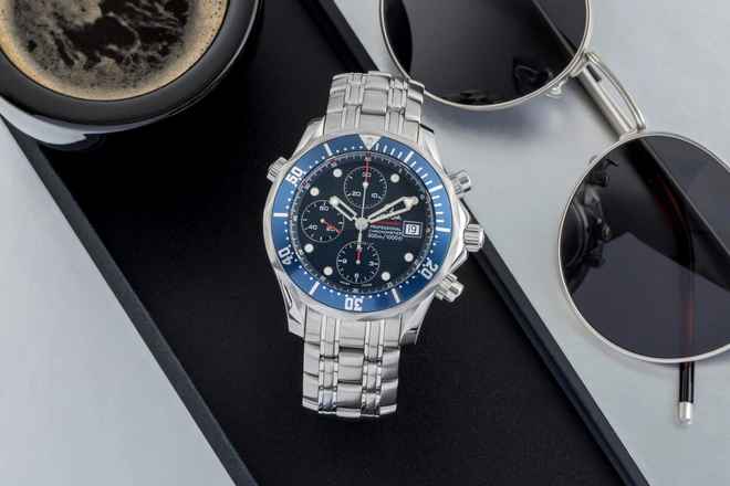  Omega Seamaster Diver 300 M Chronograph Stahl Automatik Herrenuhr 2225.80.00 