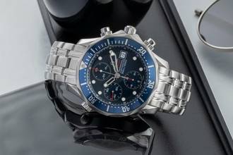 Thumbnail von Omega Seamaster Diver 300 M Chronograph Stahl Automatik Herrenuhr 2225.80.00