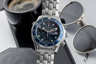 Thumbnail von Omega Seamaster Diver 300 M Chronograph Stahl Automatik Herrenuhr 2225.80.00