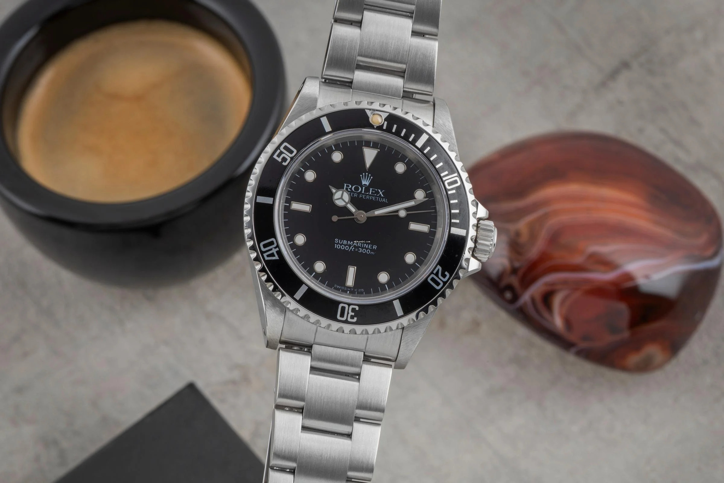 Rolex Submariner (No Date) Oyster Edelstahl Automatik Herrenuhr Ref. 14060