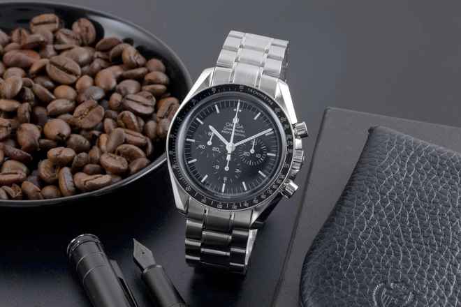  Omega Speedmaster Professional Moonwatch Handaufzug Stahl Herren Ref. 3570.50.00 B&P 2005 