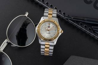 Thumbnail von TAG Heuer Professional 200M Stahl / vergoldet Quarz Herrenuhr Ref. WK1120-0