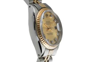 Thumbnail von Rolex Oyster Perpetual Lady Date Stahl / Gold Diamonds Automatik Ref. 6917 Vintage Klassiker
