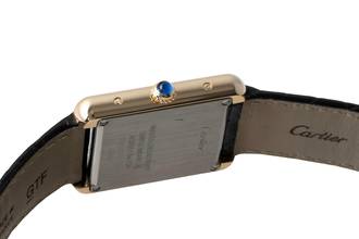 Thumbnail von Cartier Tank Solo Lady SM Stahl / Gold Lady Damenuhr Ref. W5200002 Papiere 2015