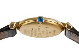 Thumbnail von Cartier Colisée must de Cartier Lady Vermeil 925 Silber Damenuhr Ref. 590002