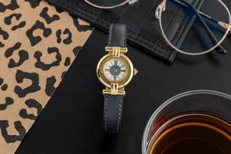 Thumbnail von Cartier Colisée must de Cartier Lady Vermeil 925 Silber Damenuhr Ref. 590002