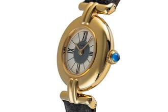 Thumbnail von Cartier Colisée must de Cartier Lady Vermeil 925 Silber Damenuhr Ref. 590002