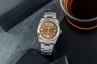 Thumbnail von Rolex Oyster Perpetual 36 White Grape Stahl Automatik Herrenuhr Ref. 116000