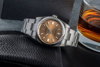 Thumbnail von Rolex Oyster Perpetual 36 White Grape Stahl Automatik Herrenuhr Ref. 116000