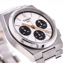 Thumbnail von Tissot PRX Chronograph Panda – T137.427.11.011.00 – like NEW – 2023 Full Set
