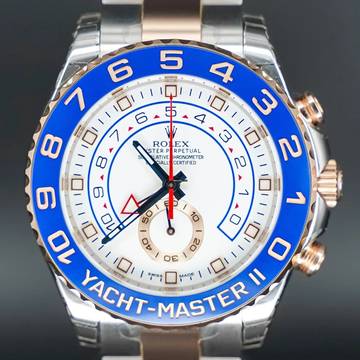  Rolex Yacht-Master II Stahl/Gold UNWORN/FULL STICKER FULLSET LC EU 